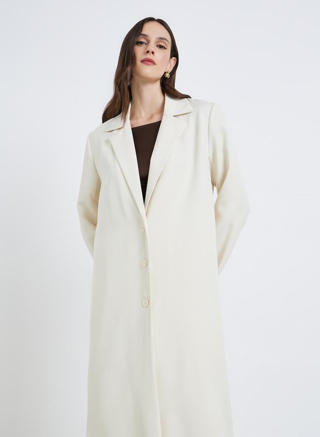 ستايلي كيمونو بليزر بأزرار وياقة نوتش - Image 2